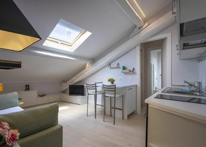 Ferrucci 1 Bedroom Attic In Milan By Halldis
